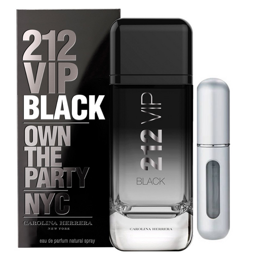 212 VIP BLACK CABALLERO + perfumero